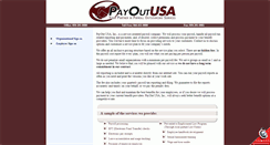 Desktop Screenshot of payoutusa.com